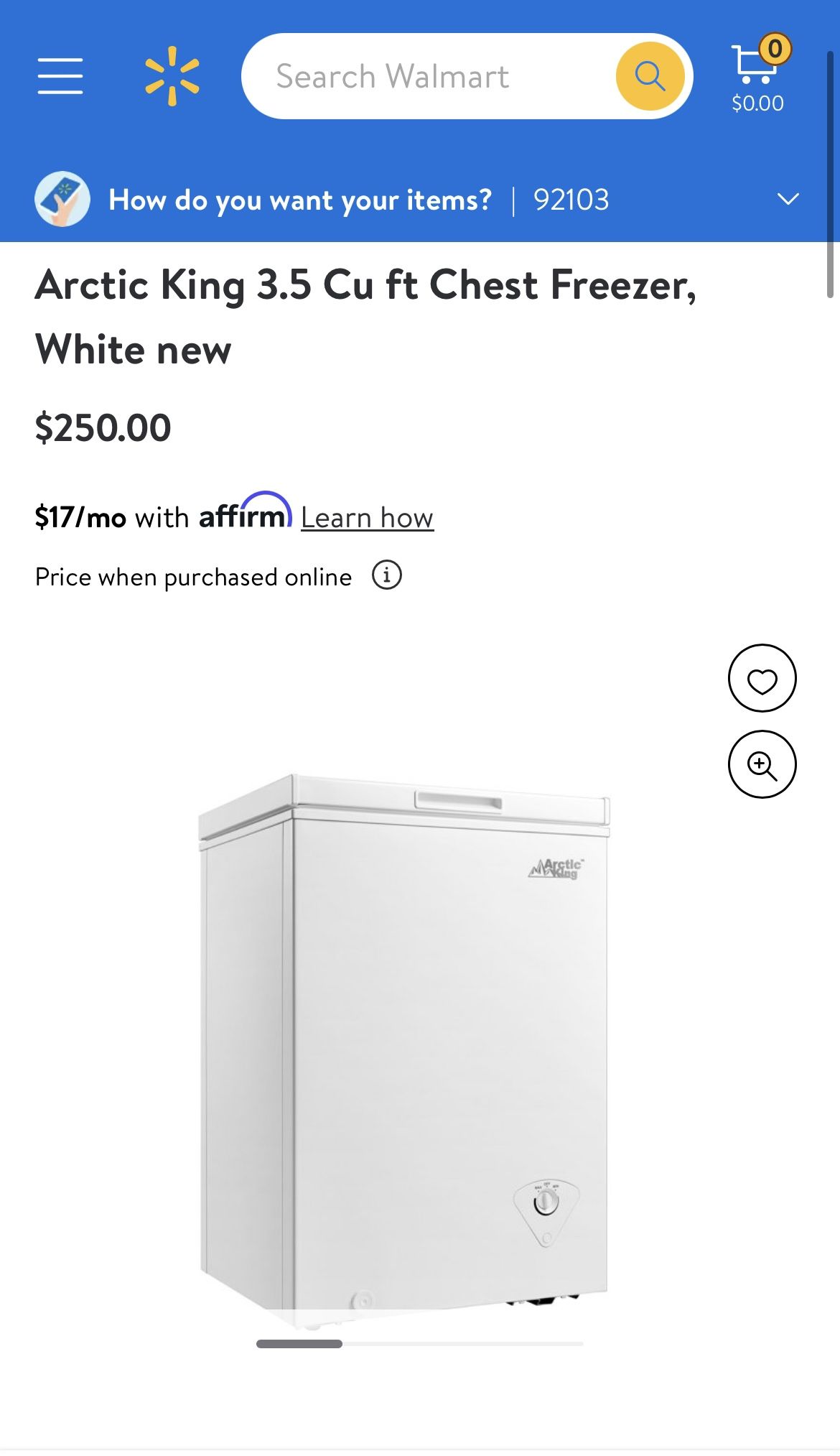 Chest Freezer / Deep Freezer for Sale in San Diego, CA OfferUp