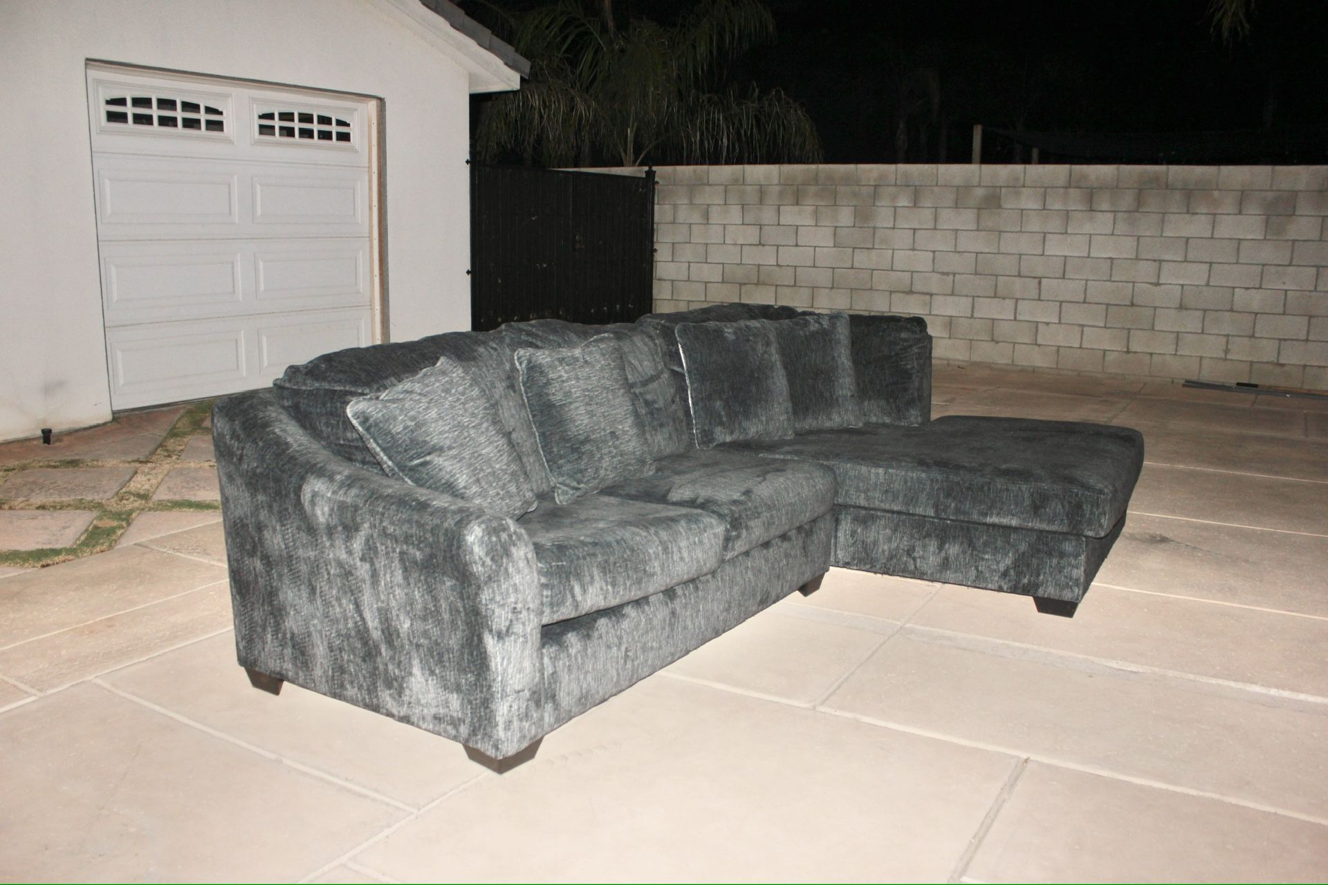 Black Sectional Couch Brand New