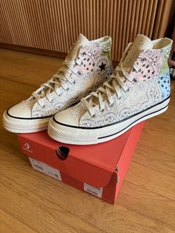 Offspring x converse all-star chuck 70 high paisley natural ivory