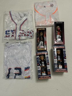 Houston Astros Bobbleheads and Jerseys Bundle