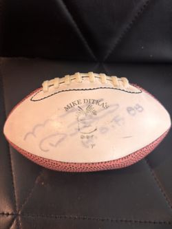 Mike Ditka’s Autographed Football