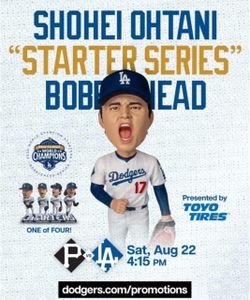 Shohei Ohtani LA Dodgers Starter Series bobble head
