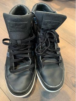 adidas David Beckham Men’s Black High Top Lace-Up Sneakers G52(contact info removed)