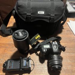 Canon D90 With Bag And Extra Lens 