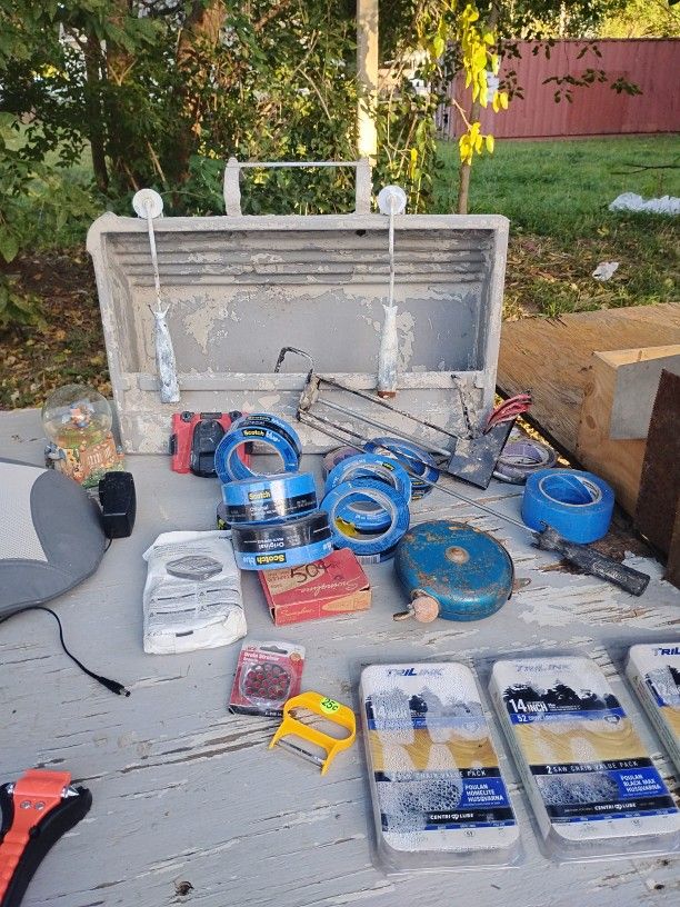 Painting Supplies, Chainsaw Chains Two 14inch And One 12 Inch