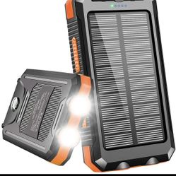 Power Bank Battery Charger!! Solar Powered 20,000 Mah