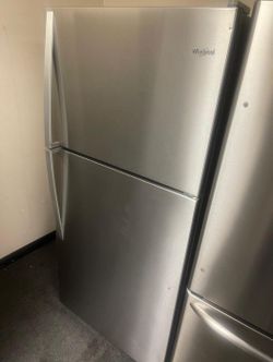 Whirlpool Top Mount Stainless Fridge
