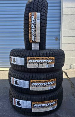 225/65R17 Arroyo A/T Set Of 4 New Tires