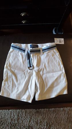 4T White Polo RL shorts