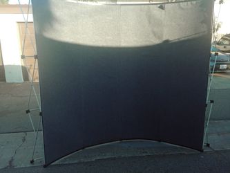 6'skyline mirage pop-up tabletop display-Blue in grey