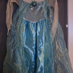 Frozen Elsa Girls Halloween Costume 