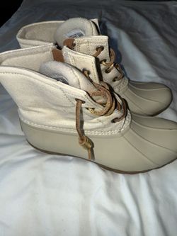 Boot Sperry Color Beige Talla 7 En Buen Estado