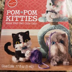 Kids Craft - Pom Pom Kitties