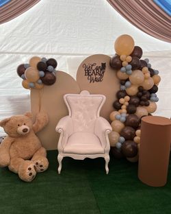 Bear Baby Shower With Draping 