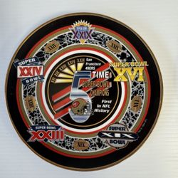 49er collectible plates with COA