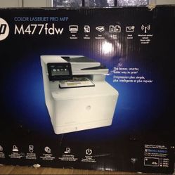HP Color LaserJet Pro Printer and HP 550 sheet feeder tray
