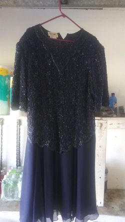 Brilliante by j.a. navy blue dress