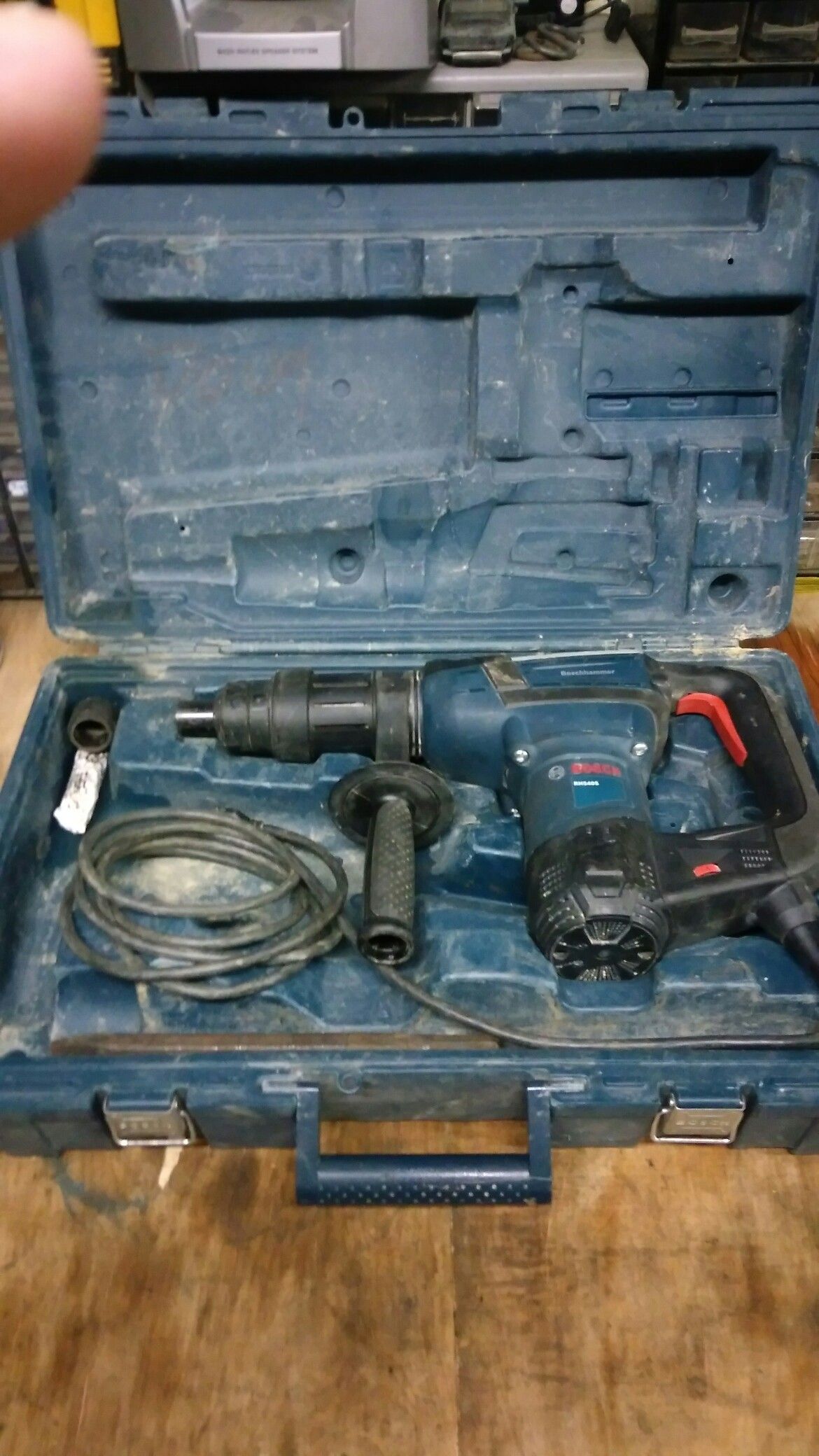 Bosch RH540S spline hammer drill