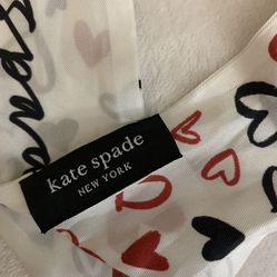 Kate Spade Silk Skinny Scarf 