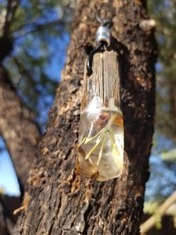 Sahuaro crystal keychain