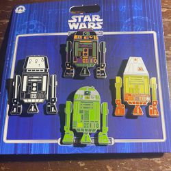 Star Wars Galaxys Edge Droid Depot Halloween Disney Pin Set