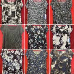 VERA WANG Crinkle SHORT SLEEVE WOMENS Size XL ‼️ NEW ‼️ $10 Each Or 3 For $25 ‼️ STORE CLOSING ‼️