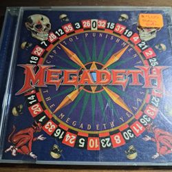Megadeath, The Megadeth Years, Capitol Punishment CD Record Album