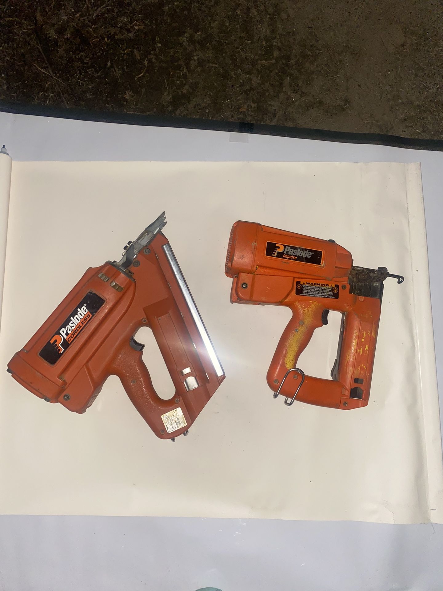 Paslode Cordless Framing Nailer And Finish Nailer