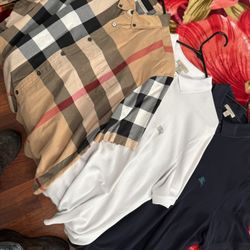 Burberry Button Up And Collar Shirts Size Xxl
