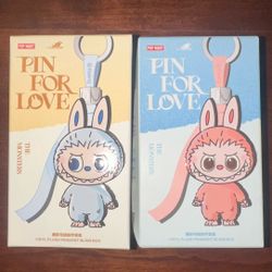 THE MONSTERS: Labubu - Pin for Love Series-Vinyl Plush Pendant Blind Box (A-M)