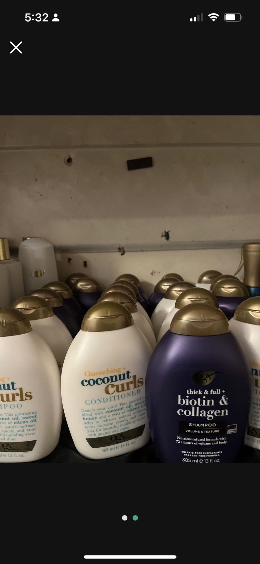 OgX Shampoo And Conditioner Or Spray $6 A Set
