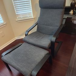Ikea Rocking Chair With The Footrest 