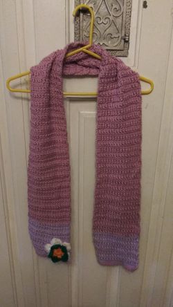 Crocheted scarf