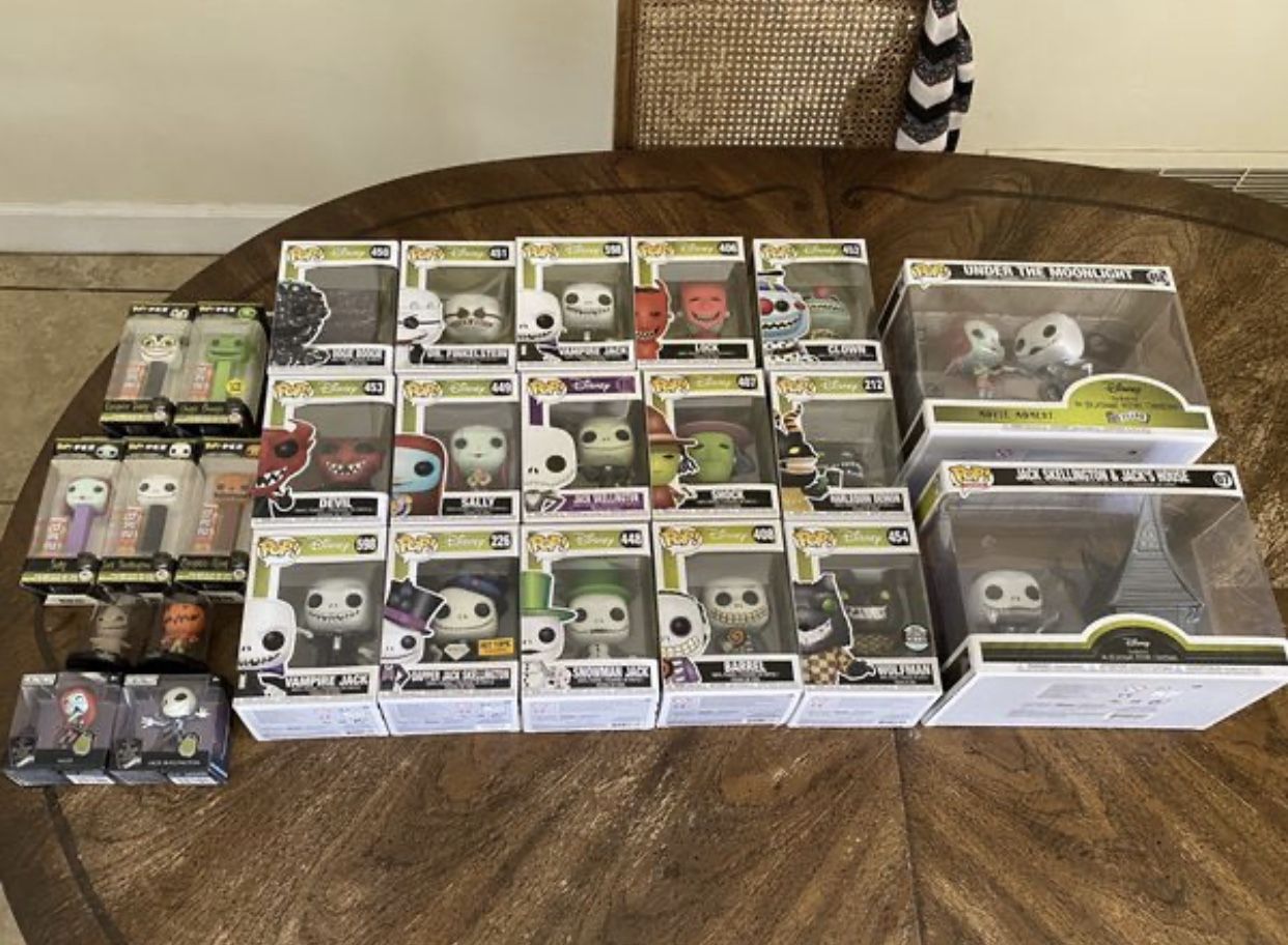 Nightmare Before Christmas Funkos (LOT ONLY)