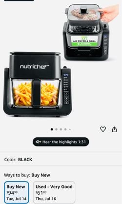 Nutrí Chef Air Fryer & grill