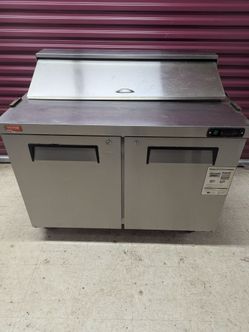 Vevor stainless commercial prep table refrigerator