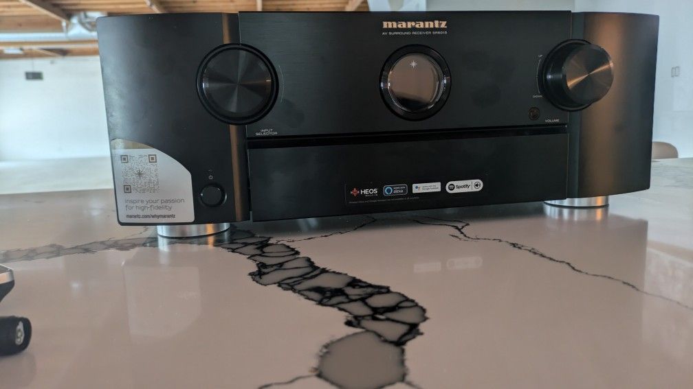 barely used Marantz SR6015 9.2 Channel 8K AV receiver