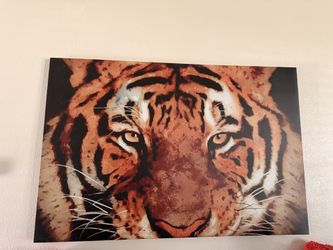 Large Tiger Canvas Wall Art – 4’10” x 3’3”