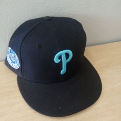 Light Blue And Black World Series Phillies Hat 