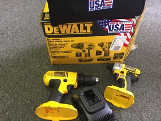 Dewalt Drill/Driver impact driver combo kit
