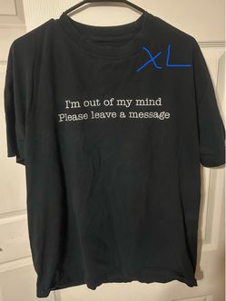 Black Graphic T-Shirt XL
