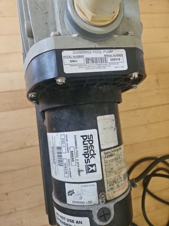 1.5 Hp Inground Pool Pump Fully Working 