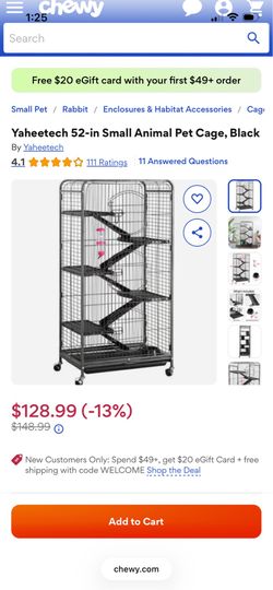 6 tier rat cage unopened
