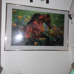 36"×24" Framed Horse Puzzle