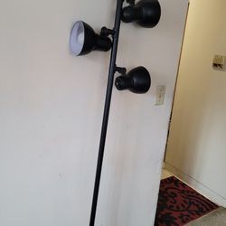 Metal Floor Lamp With Bulbs