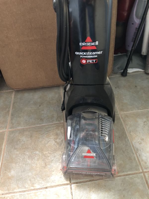 Bissell QuickSteamer Powerbrush Pet carpet and floor cleaner. Like new