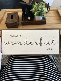 Wood Sign