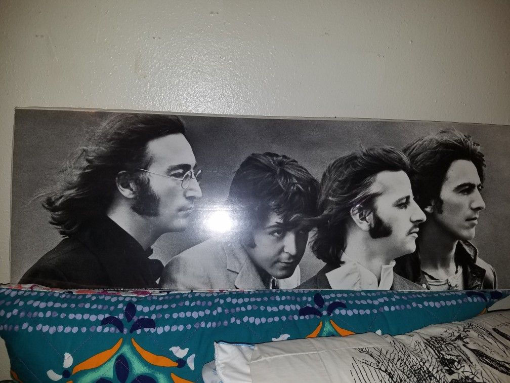 BEATLES BLACK/WHITE POSTER