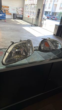 2000 Honda Si Headlights