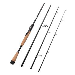 FIBLINK Travel Spinning Carbon Fishing Rod 